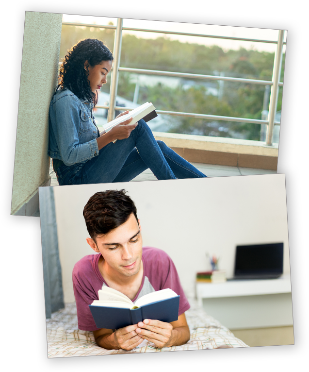 Young Adults Reading